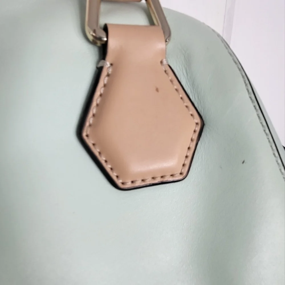 Kate Spade Mint & Taupe Pippa Crossbody Top Handle Bag